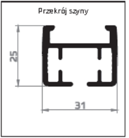 Przekrój szyny